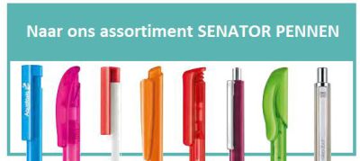 Senator pennen met logo
